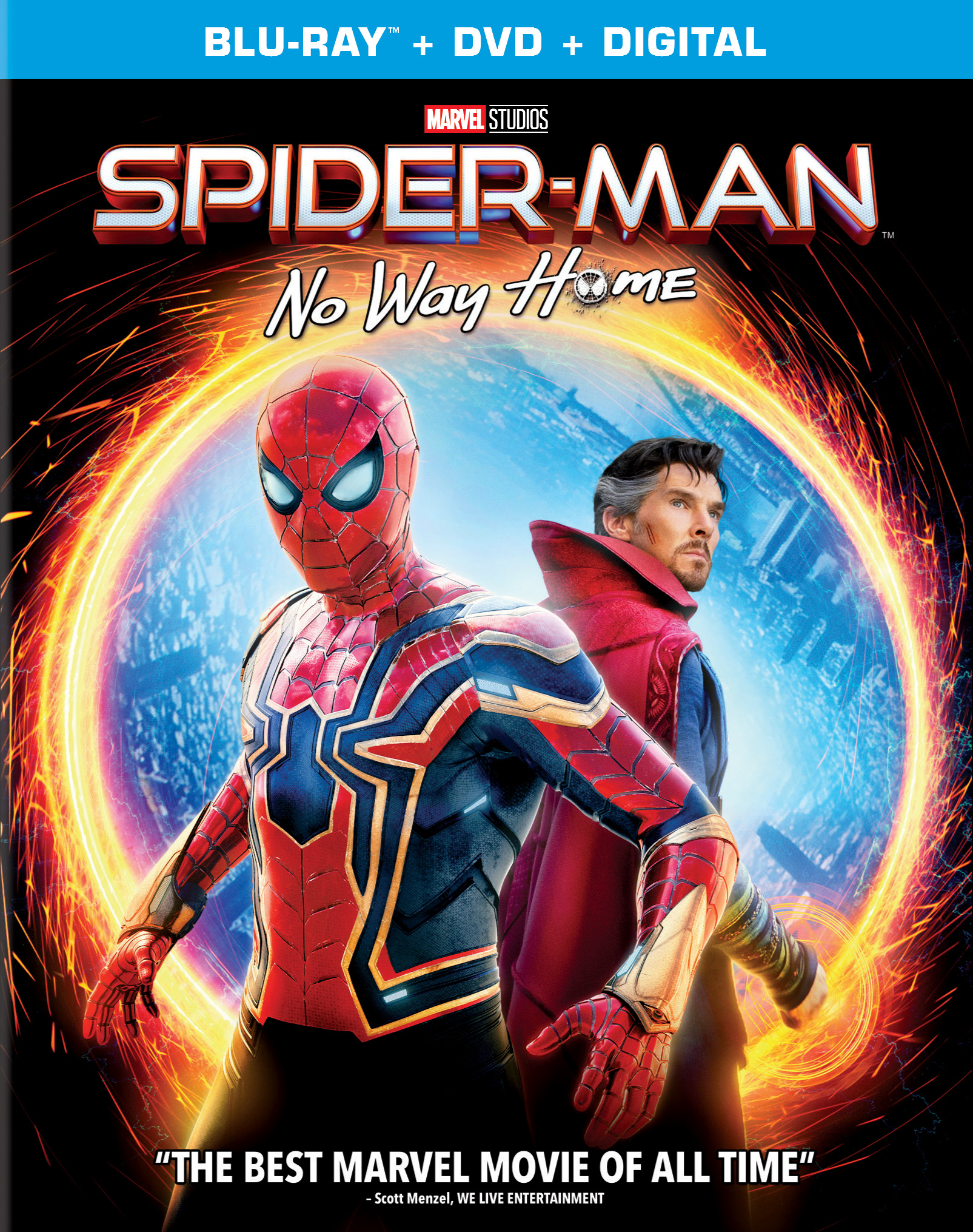 Spider-Man No Way Home BD Cover Art