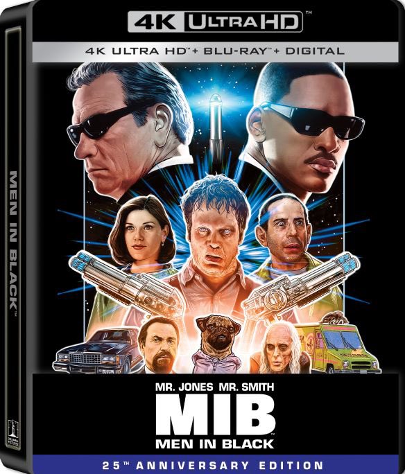MIB 25th Anniversary Steelbook Cover Art