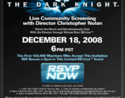‘Dark Knight’ Blu-ray Live Commentary Invites Go Out