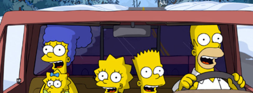 The Simpsons and Wolverine in Deadpool’s Motorcade