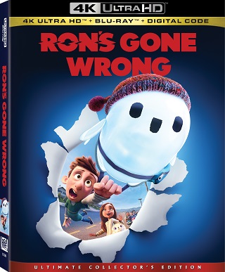 Ron's Gone Wrong 4K UHD Cover Art